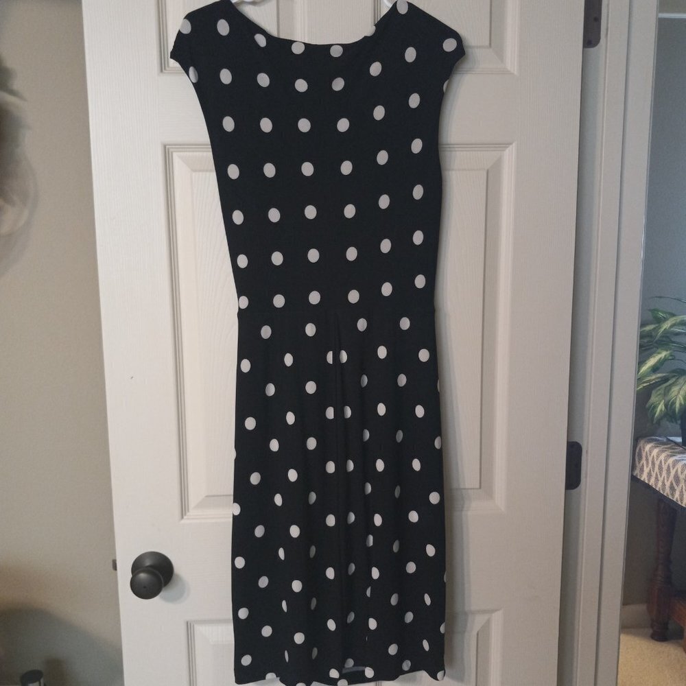 Black and Tan Lauren Ralph Lauren Dress Women's Size 12 - Picture 4 of 4